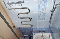 Photo of stainless steel bathroom heated towel rails
