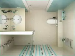 Туалет і ванна ў адным пакоі дызайн