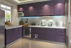 Purple kitchen design