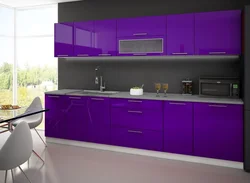 Purple kitchen design