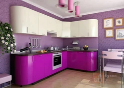 Purple kitchen design