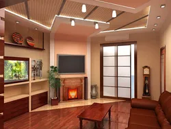 Living Room Design 18 Square Meters With Fireplace