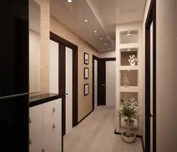 Panel ev real bir mənzildə koridor dizayn