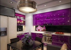 Kitchen Color Fuchsia Photo In The Interior