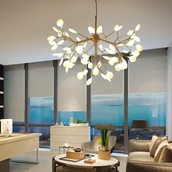 Hanging Chandeliers In The Living Room Interior