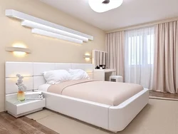 Modern bedroom design in light colors