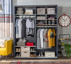 Modern wardrobes inside photo for the bedroom