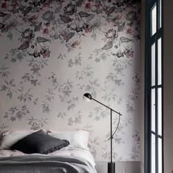 Non-woven wallpaper for the bedroom photo