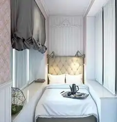 How To Make A Bedroom From A Loggia Photo