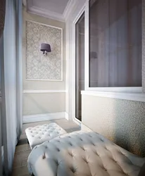 How to make a bedroom from a loggia photo