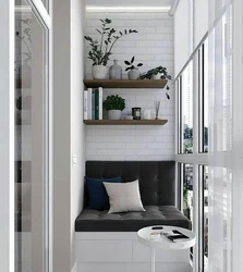 Design Of A Small Balcony In A Khrushchev Apartment