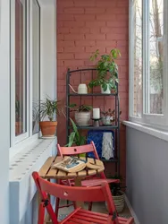 Design of a small balcony in a Khrushchev apartment