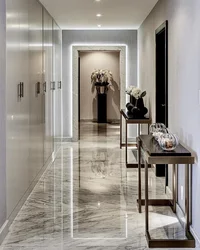 Marble in the hallway interior