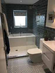 Bathroom design with toilet 6 sq m with window