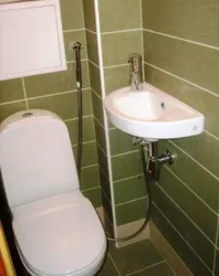Bathroom interior with hygienic shower photo