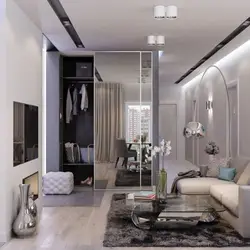 Design of the hallway as a living room