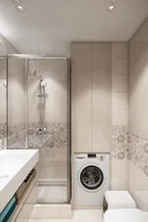 Дизайн ванной комнаты 3 кв м душевая и стиральная машина