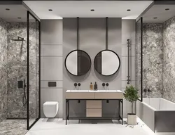 Дизайн ванной модерн в стиле