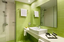 Simple green bathtub design