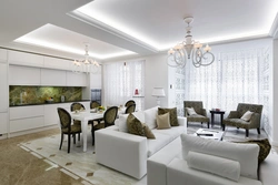 Ceilings living room dining room photo