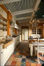 Kitchen interior in italy