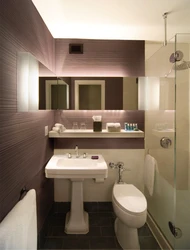 Shared bathroom with toilet design photo