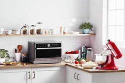 Kitchen design with mini oven