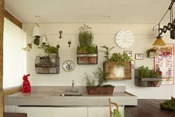 Indoor Flowers In The Kitchen Design
