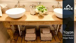 Photo of bathroom table