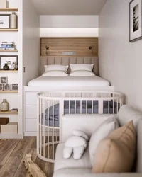 Дизайн маленькой спальни на 2 кровати