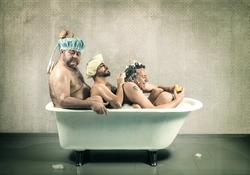 Фотографии люди в ванной