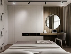 Дизайн спальни с консолью