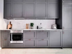 Kitchens gray photos straight