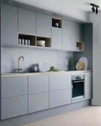 Kitchens Gray Photos Straight