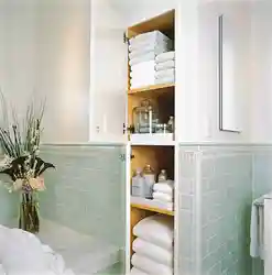 Шкафы полки для ванной комнаты фото