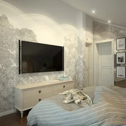 Small Bedroom Interior With TV