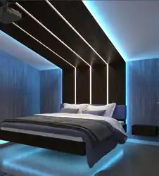 Спальні з падсветкай з фота