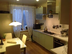 Photos of kitchens in real apartments of 9 square meters