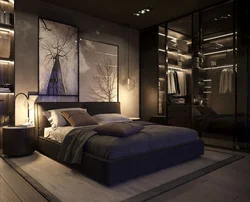 Дизайн спальни мужской интерьер