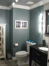 Интерьер ванной краской фото