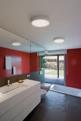 Потолок Натяжной Дизайн Освещение Ванная Комната