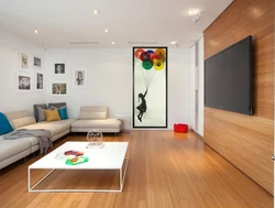 Living room laminate design