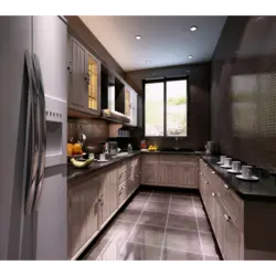 Photo kitchen design 4 by 4 meters design photo