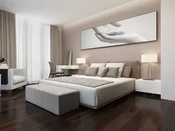 Bedroom design cappuccino color