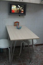 Photo Of TV In The Kitchen On The Table