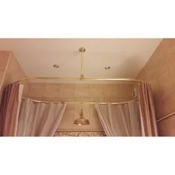 Карниз для штор в ванную фото
