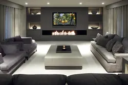 Large Living Rooms In Modern Style Design