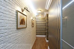 Decoration of the hallway with photo panels
