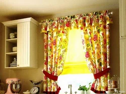 Sewing curtains for the kitchen photo