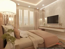 Modern rectangular bedroom design